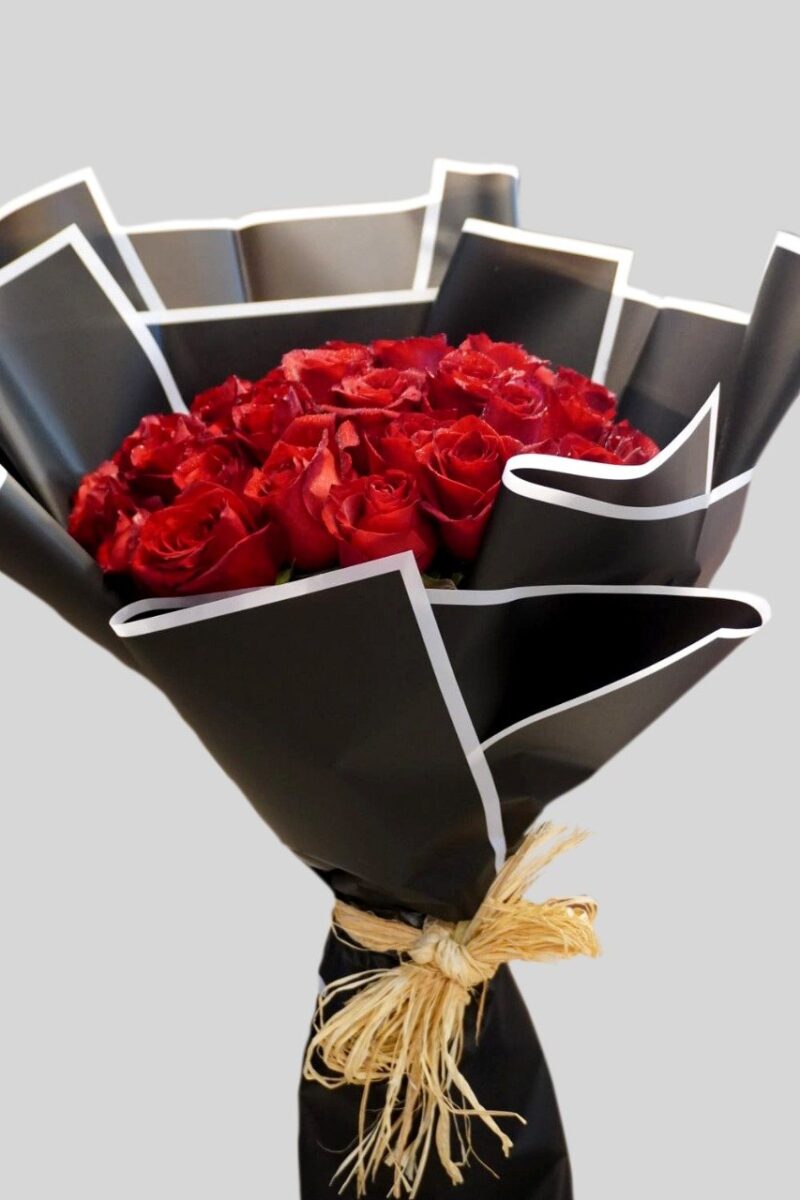 cheap red rose flowers karama