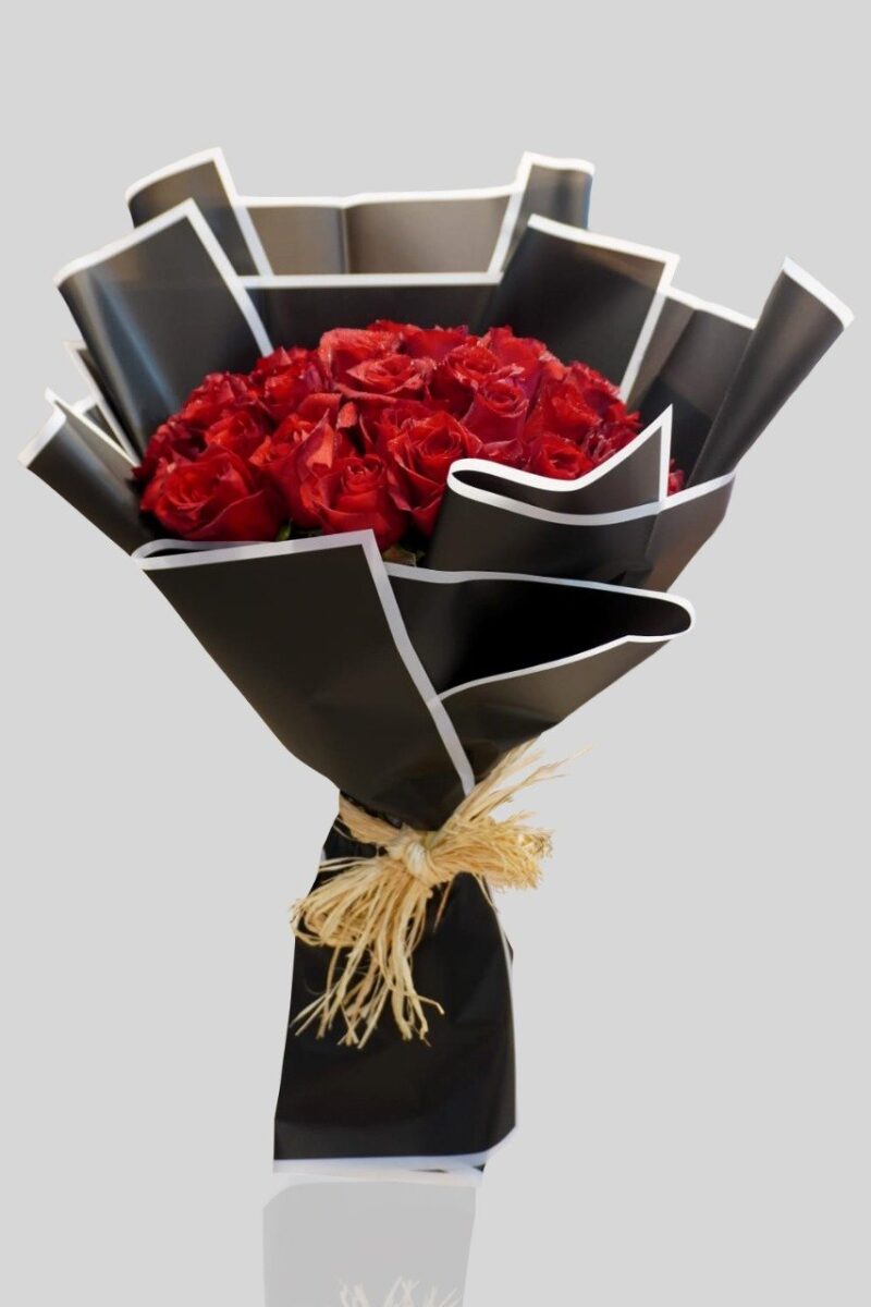 red rose bouquet karama