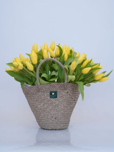 Buy Yellow tulips bouquet UAE