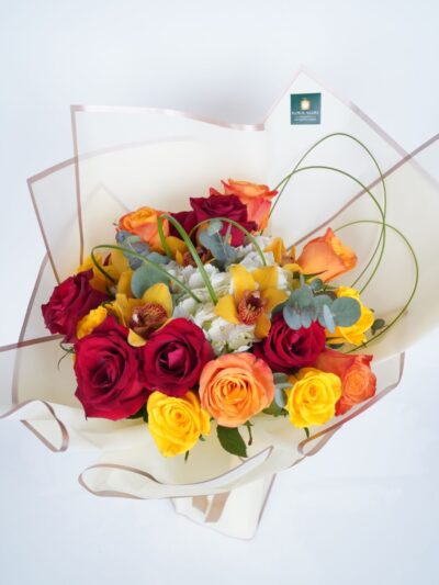 rose pallets bouquet buy online UAE