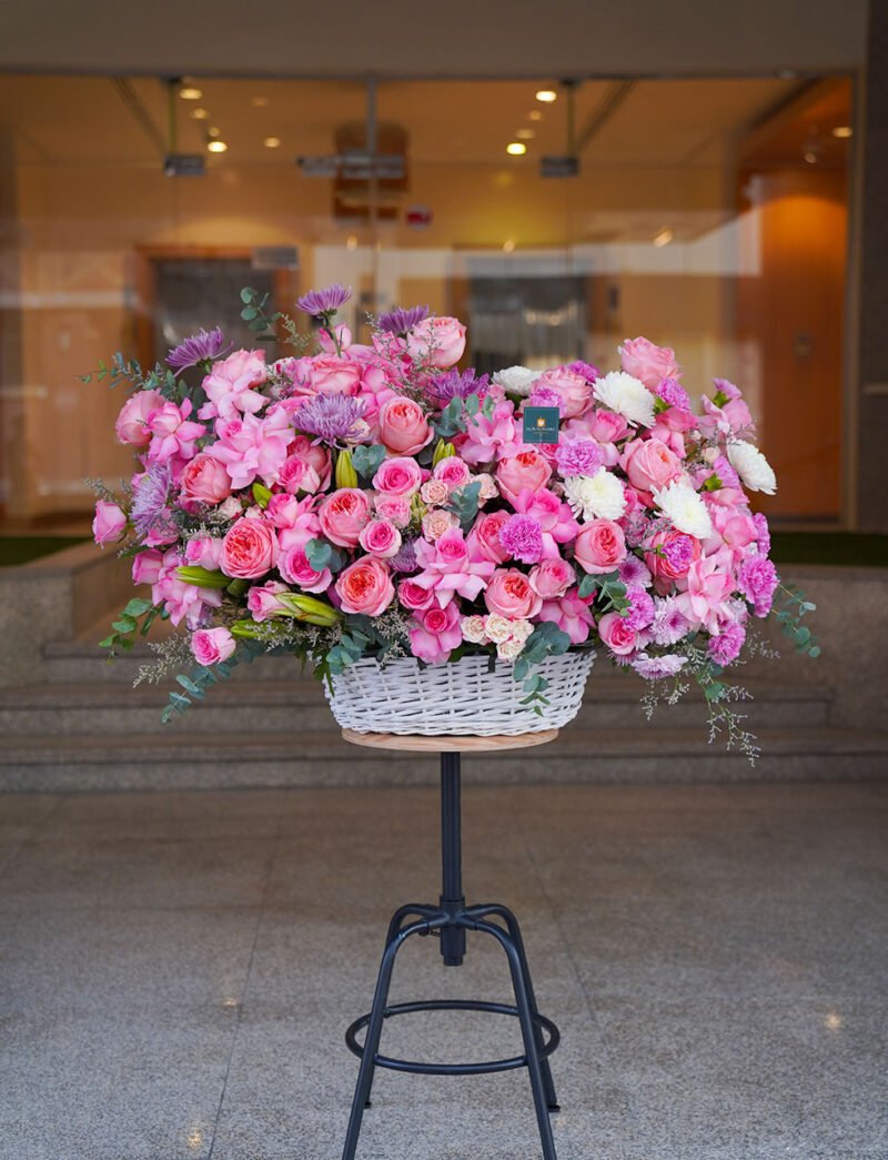Pink Elegance Basket