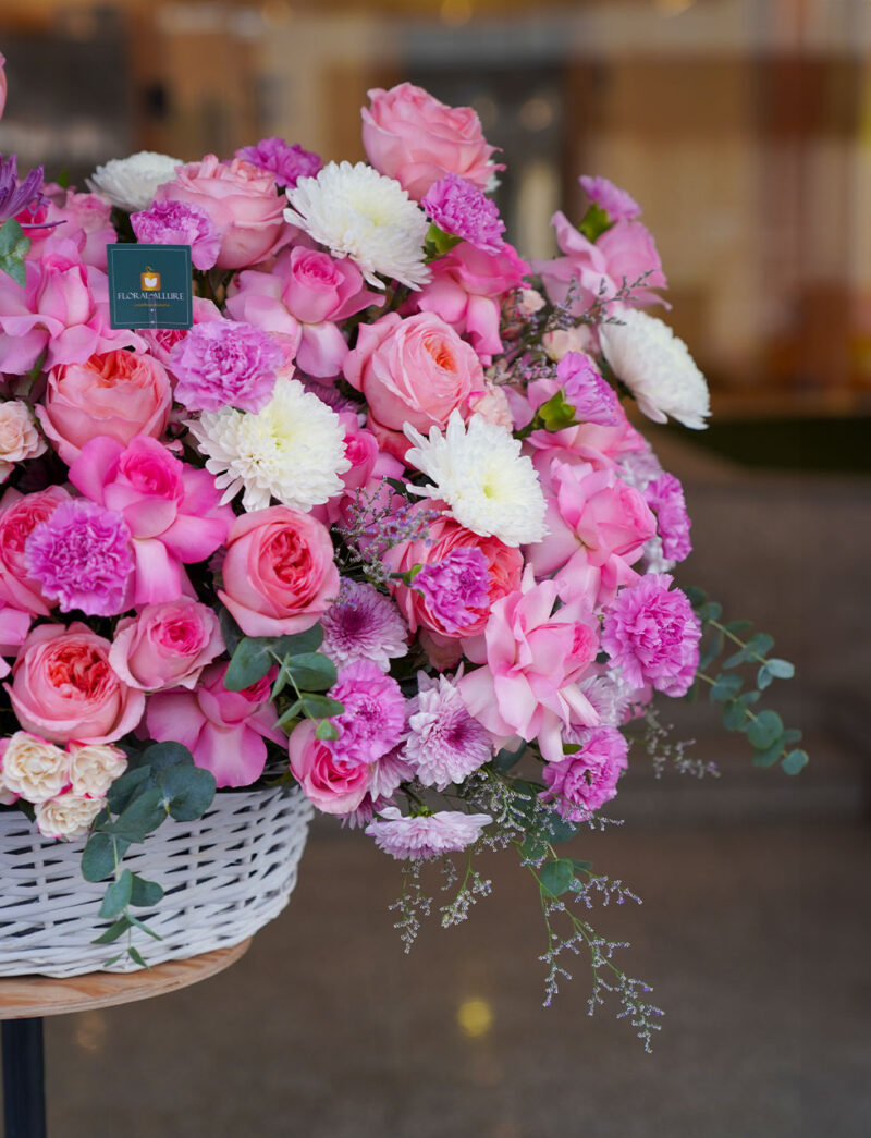 Pink Elegance Basket - Image 2