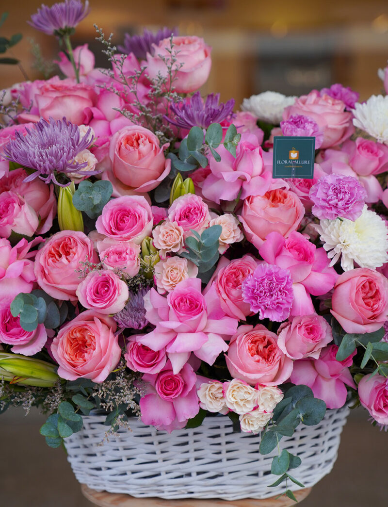 Pink Elegance Basket - Image 3