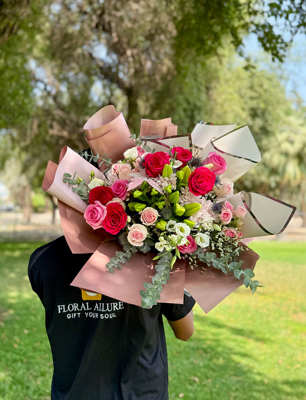 Mother's Day flower bouquet UAE